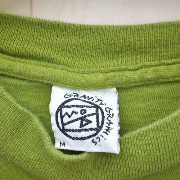 Gravity Graphics Comic Print Long Sleeve Tee M - Picture 3 of 6